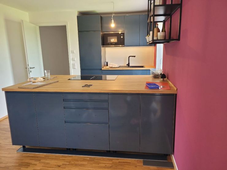 Küchenmontage Ikea mit Bosch Ceranfeld